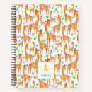 Search for giraffe notebooks Safari