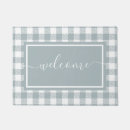 Search for checkered pattern doormats For her
