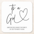 Search for baby shower coasters Heart
