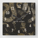Recherche de noir or horloges Luxe