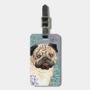 Recherche de pug bagages étiquettes Chien