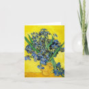 Search for iris flower cards Vincent van gogh
