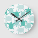 Recherche de tortue bleue horloges Décoration