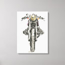 Search for motorcycle canvas prints Ink drawing