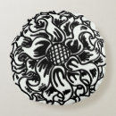 Search for bold floral pillows Black