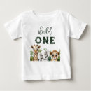 Search for wild one 1st birthday tshirts Giraffe