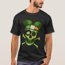 Search for st patricks day skull tshirts Pirate