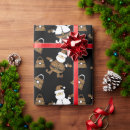 Search for black santa gift wrap Pattern