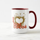 Search for i love hot chocolate mugs Red