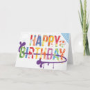 Recherche de style graffiti vœux cartes D'anniversaire