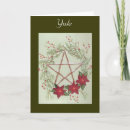 Search for pagan yule cards Pentagram
