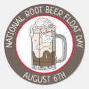 Search for beer stickers Root beer float