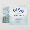 Search for blue skies invitations Watercolor