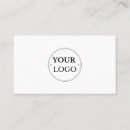 Search for circle logo business cards Standard