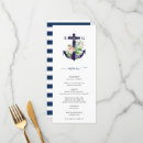 Search for nautical wedding menus Seaside