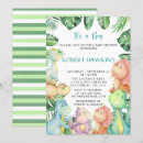 Search for baby boy shower dinosaur Greenery