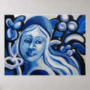 Search for vermeer posters Blue