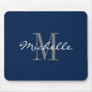 Search for initial letter mousepads Monogrammed