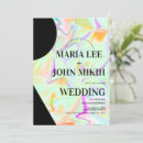 Search for iridescent wedding invitations Holographic