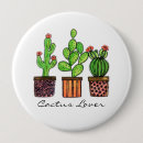 Recherche de cactus mignon badges Jardin