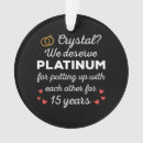 Search for 15th wedding anniversary ornaments Crystal