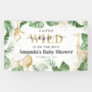 Search for jungle baby shower banners Wild one