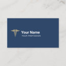 Search for medical business cards Caduceus