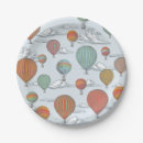 Search for hot air balloon plates Baby shower