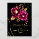 Recherche de rouge de noir et or invitations Chute