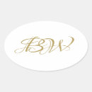 Search for script letter stickers Gold