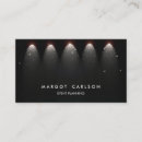 Search for theatre stage business cards Performing arts