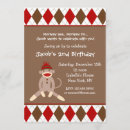 Search for sock invitations Red