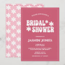 Search for pink flowers bridal shower invitations Bride