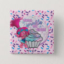 Search for cupcake square buttons kids