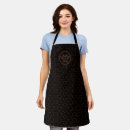 Search for gold crown aprons Black