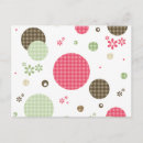 Recherche de motifs girly cartes postales Tendance