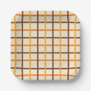 Search for autumn plaid plates Retro