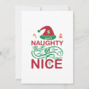 Search for naughty or nice invitations Santa