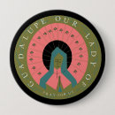 Search for guadalupe buttons Virgin mary