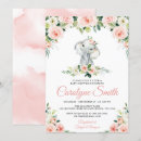 Search for pink elephant invitations Safari animals