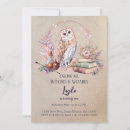 Search for owl birthday invitations Watercolor