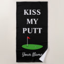 Search for golfer beach towels Humour