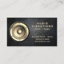 Search for audio speaker business cards Music