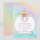 Search for rainbow mermaid invitations Mermaids
