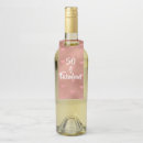 Recherche de bouteilles étiquettes Fête d'anniversaire