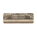 Search for string lights wedding return address labels Rustic