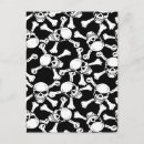 Search for skull pattern postcards Emo