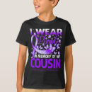 Search for in memory cousin tshirts Purple