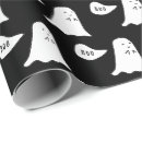 Search for ghost wrapping paper Black and white