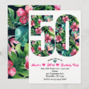Search for luau 50th birthday invitations Beach